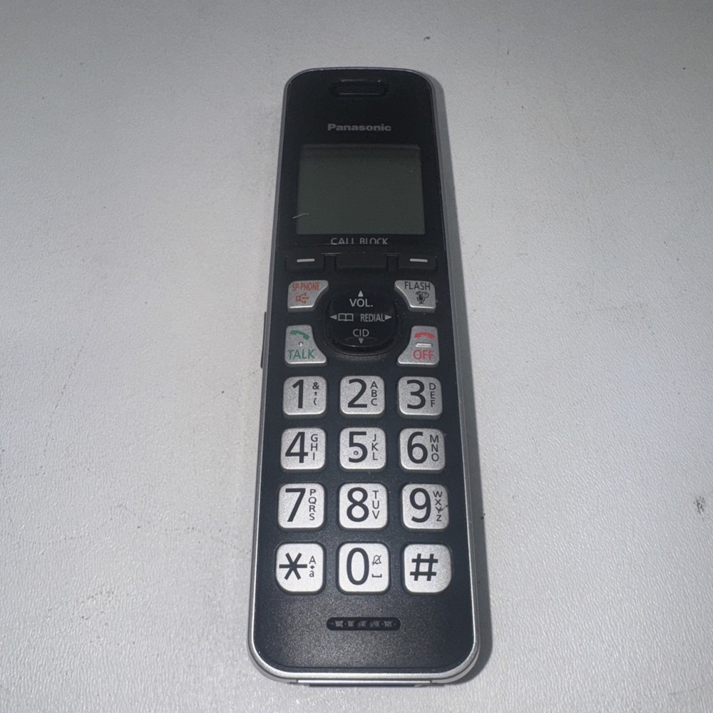 Panasonic‎ KX-TGFA71 Cordless Handset (No Battery) Handset Only Tested EB-14299